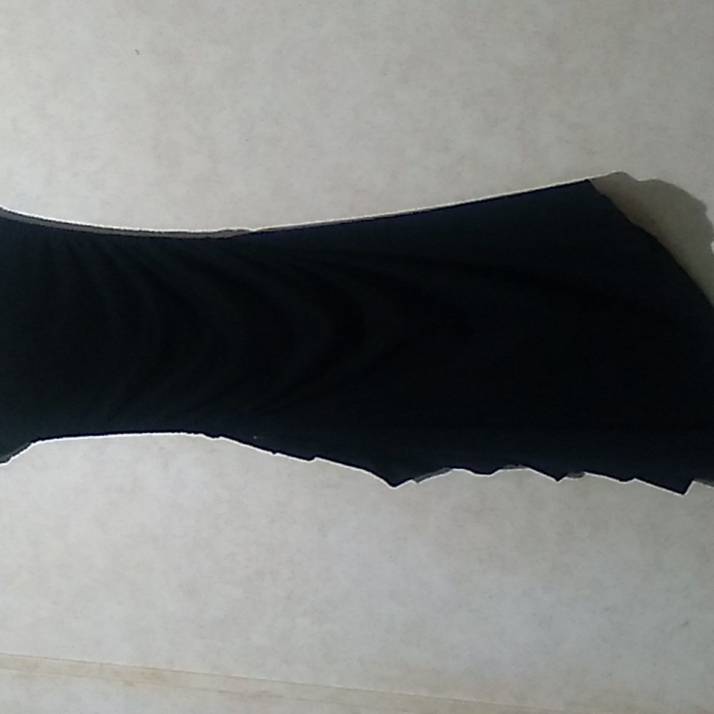 Beautiful asymmetrical strapless small maxi dress by XOXO - Picture 10 of 10
